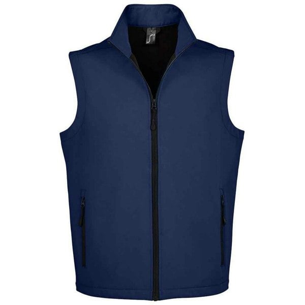 SOLS Mens Race Softshell Body Warmer - French Navy