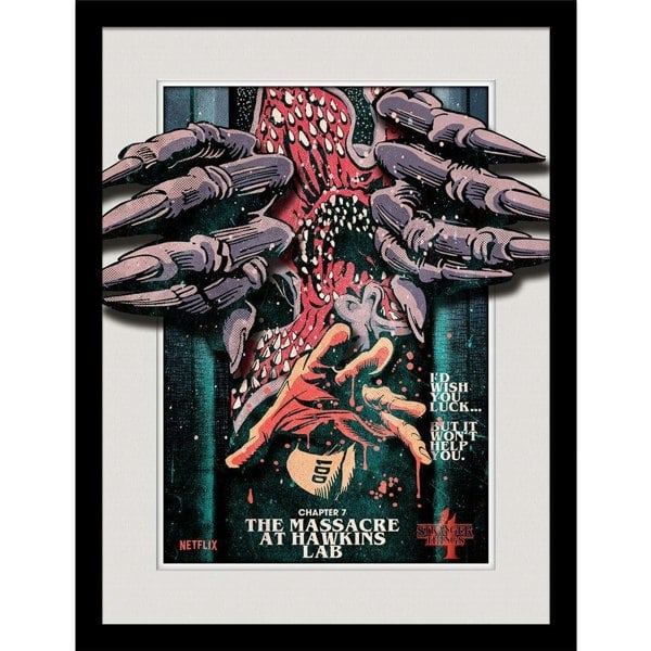Stranger Things Chapter 7 Breakout Framed Poster - Multicoloured