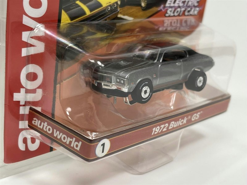 Auto World Slot Cars 1972 Buick GS Grey Thunderjet Ultra G HO Slot Car SC379-1