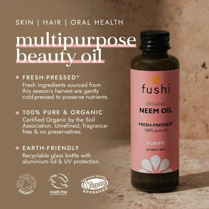 Fushi Wellbeing Organic Neem Oil 50ml