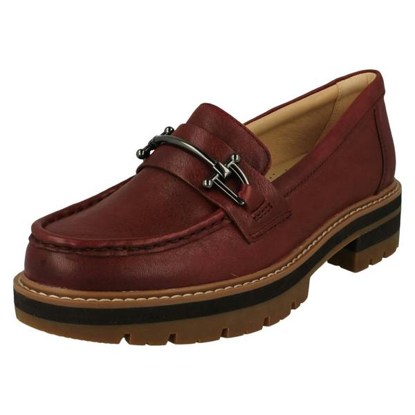 Clarks Ladies Clarks Chunky Sole Loafer Inspired Shoes Orianna Bit