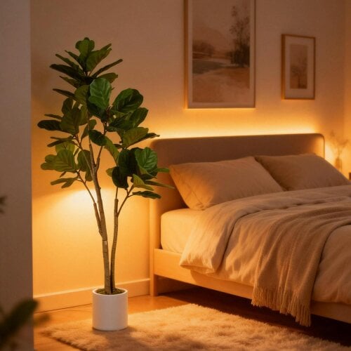 Wyld Haus Laha Artificial Ficus Style Indoor Tree In Green 150cm