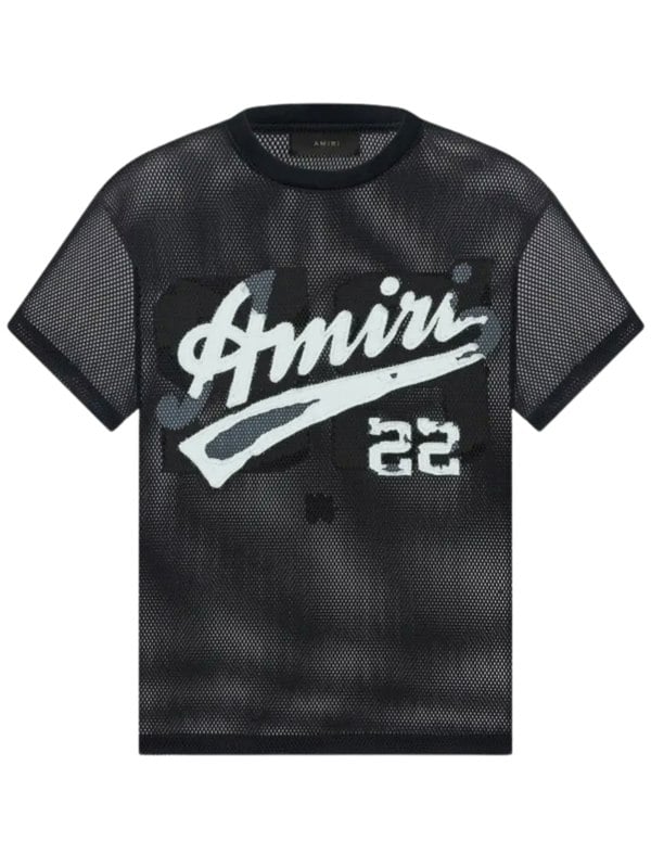 AMIRI 22 MESH TEE BLACK