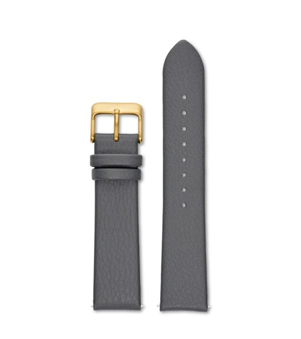 Votch SLATE GREY WITH BRUSHED GOLD BUCKLE | 20MM