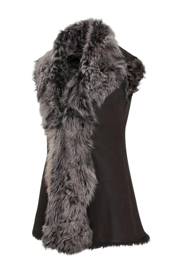 Infinity Leather Women's Toscana Shearling Nappa Leather Sheepskin Gilet - Parkes