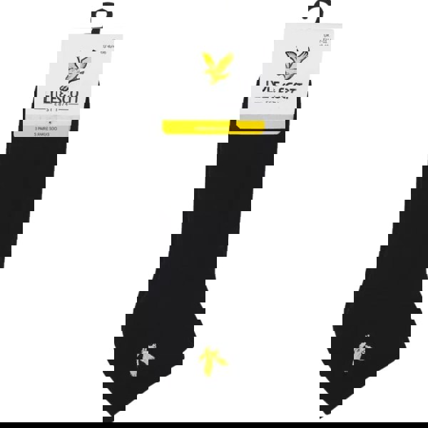 Lyle & ScottSocks 3 - pack3 - Pack Ross Trainer Socks, BlackBoxers - and - Briefs.net