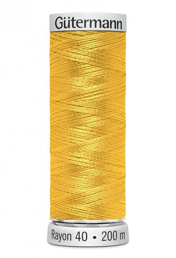 Gutermann No 40 Sulky Rayon Embroidery Thread 200m Rayon Thread Suitable For Embroidery