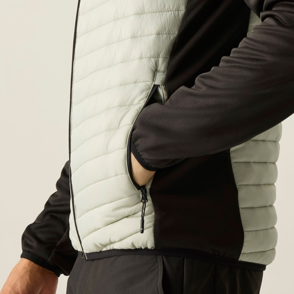 Regatta Mens Andreson Hybrid Jacket - Abbeystone/Black