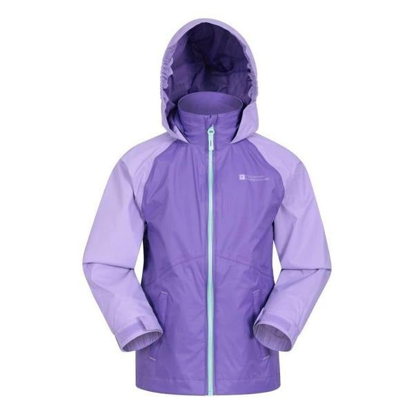 Mountain Warehouse Childrens/Kids Torrent II Waterproof Jacket - Lilac