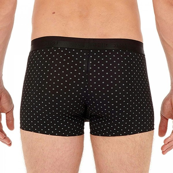 Hom Max Microfiber Boxer Brief, Black Print