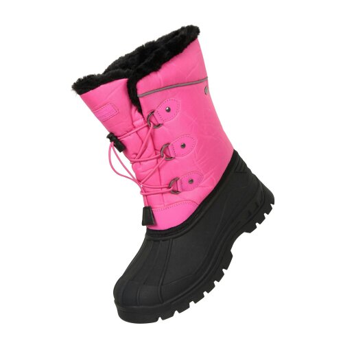 Mountain Warehouse Kids Whistler Adaptive Snow Boots - Pink