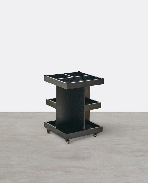 Weilai Concept Cassandra Narrow Side Table, Black