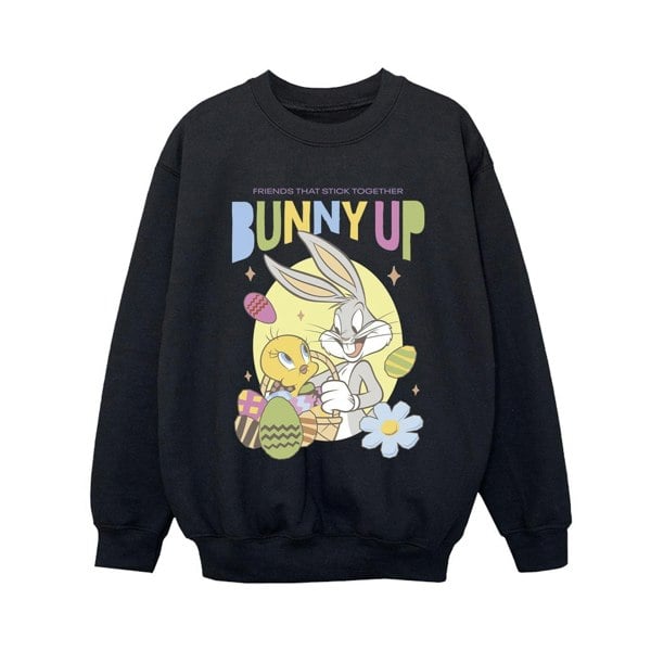 Looney Tunes Boys Bunny Up Sweatshirt - Black