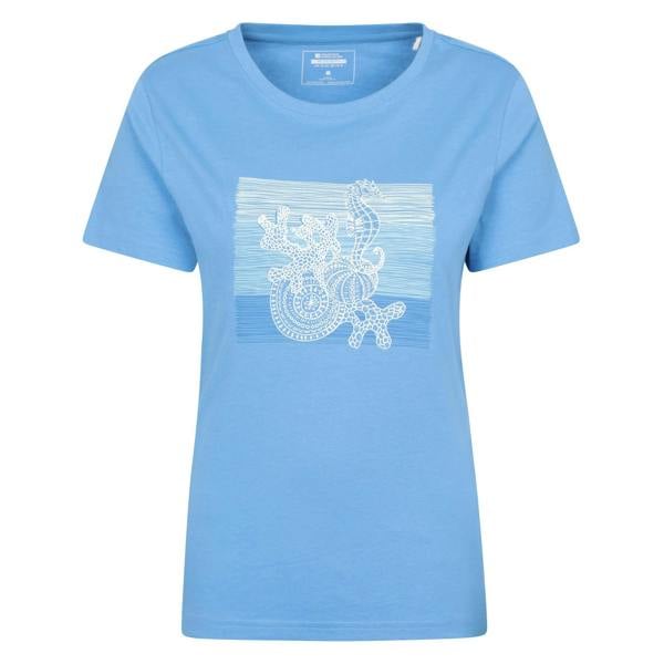 Mountain Warehouse Womens/Ladies Seahorse T-Shirt - Blue - 
