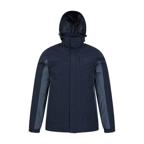 Mountain Warehouse Mens Thunderstorm 3 in 1 Waterproof Jacket - Dark Blue