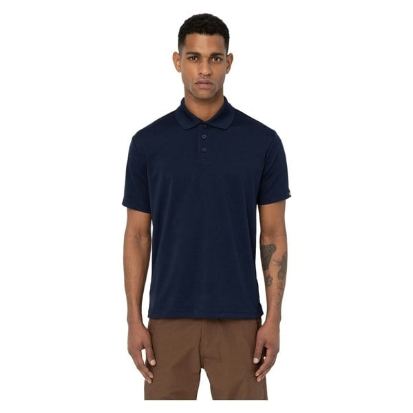Dickies Everyday Polyester Men's Blue Polo Shirt