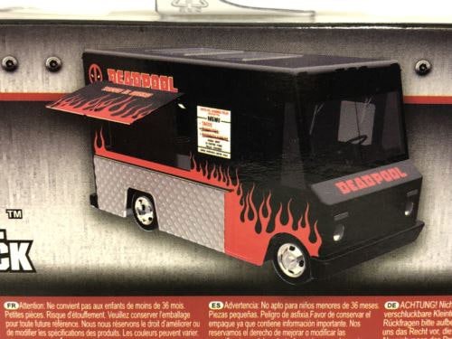 deadpool taco truck black red marvel 1:32 scale jada 30864