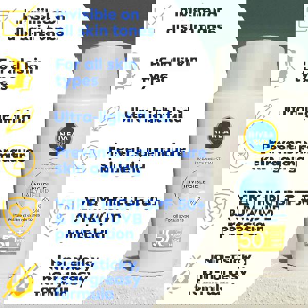 Nivea Sun Care UV Face Specialist Invisible Daily Fluid SPF50+ 40ml - Additional 3