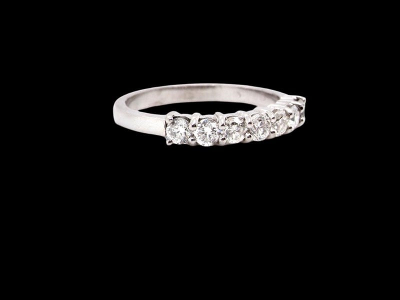 Vintage Tom A half hoop diamond eternity ring