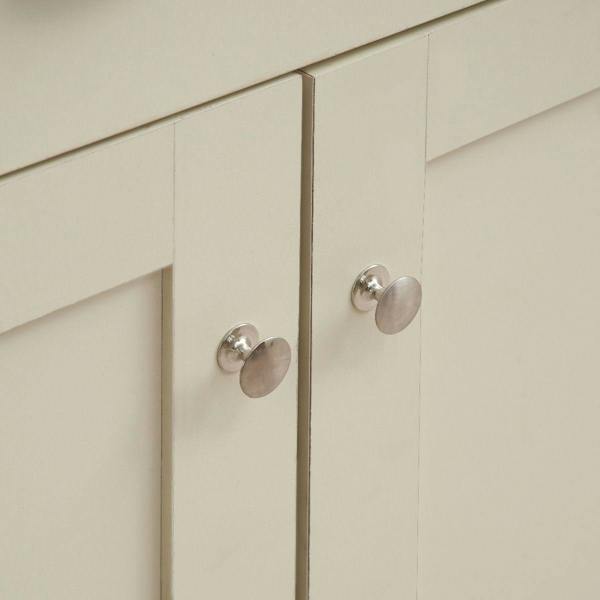 Timber Art Design Lisbon Compact 2 Door 2 Drawer Sideboard Storage Cabinet Cupboard