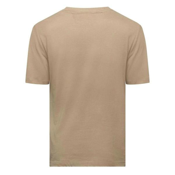 Hugo Mens Chest Logo Regular T-Shirt - Beige - 