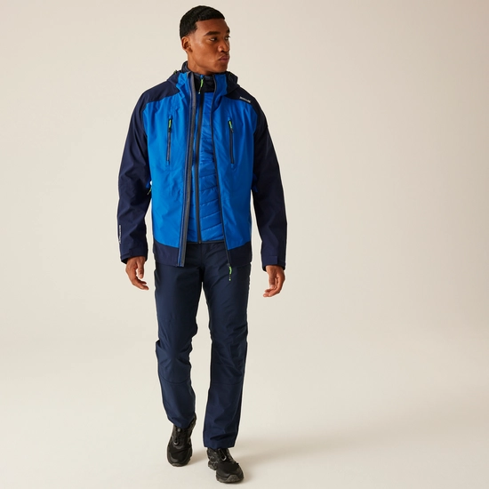 Regatta Mens Sacramento X 3 in 1 Jacket - Olympian Blue/Navy