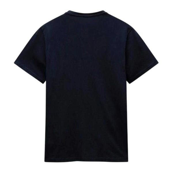 Napapijri Mens Salis Logo Short-Sleeved T-Shirt - Marine Blue - 