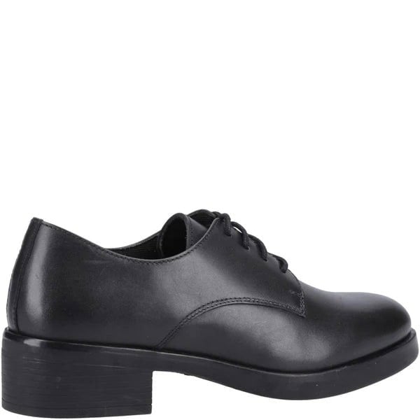 Hush Puppies ANASTASIA Girls Leather School Shoes Black