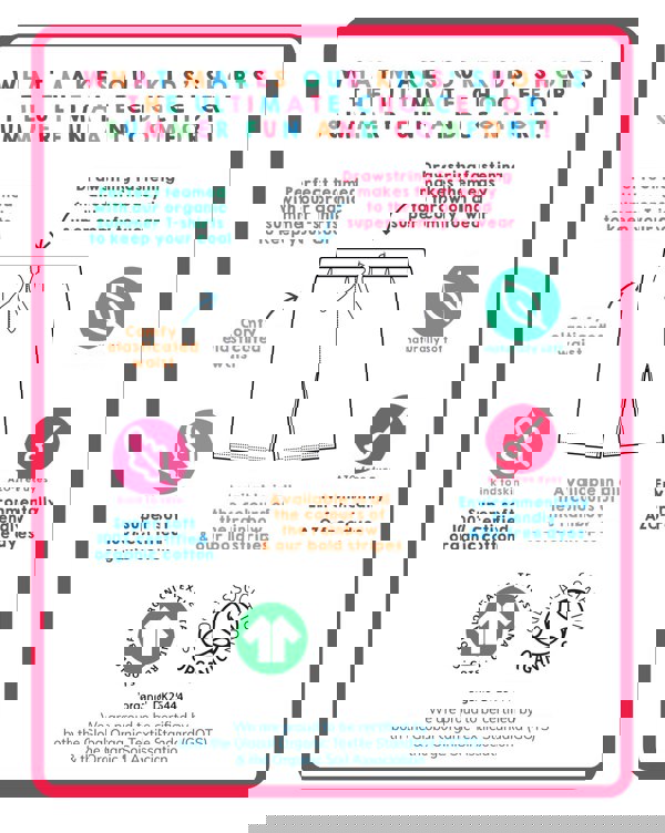 Organic Pink Shorts - Toby Tiger UK Retail