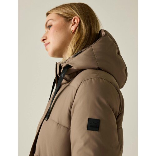 Regatta Womens Eryn Padded Jacket - Mocha/Black