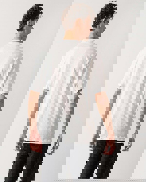 Armani Exchange Armani Exchange Mens Embroidered Palm Trees AX Logo T-Shirt