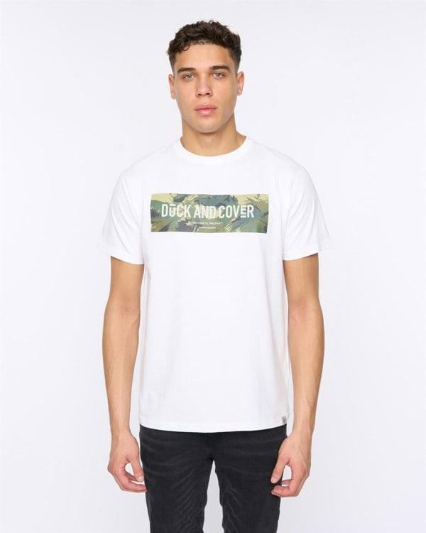 Duck and Cover Wayfirth T-Shirt - White