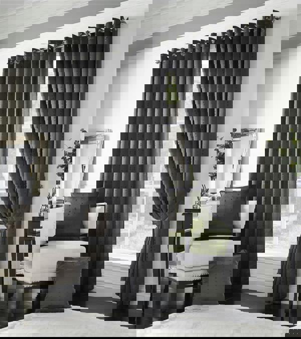 Luxury Living Adi Lined Ring Top Eyelet Curtains