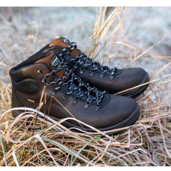 Grisport Fuse boots on grass mound