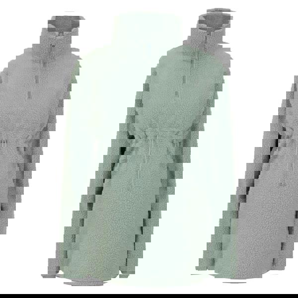 Mountain Warehouse Womens Cosy Sherpa Half Zip Maternity Fleece Top - Khaki Green