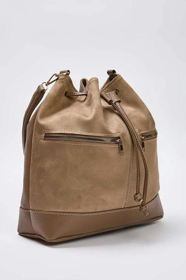 WOVCOR Suede Drawstring Women's Shoulder Bag
