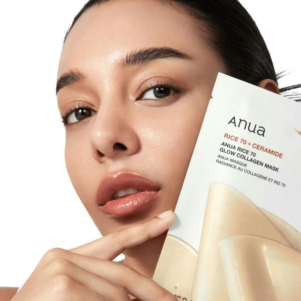 ANUA Rice 70% Glow Collagen Mask