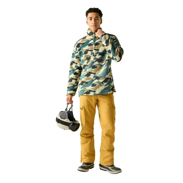 Dare 2B Mens Mountain Borg Quarter Zip Fleece Top - Mediterranea - 