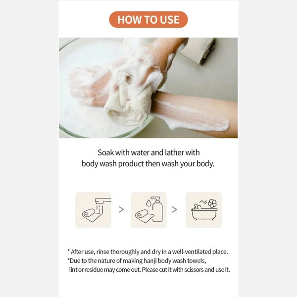 BENTON Hanji Body Wash Towel