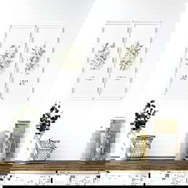 Laundry Room Pictures | Set of 2 wall art prints