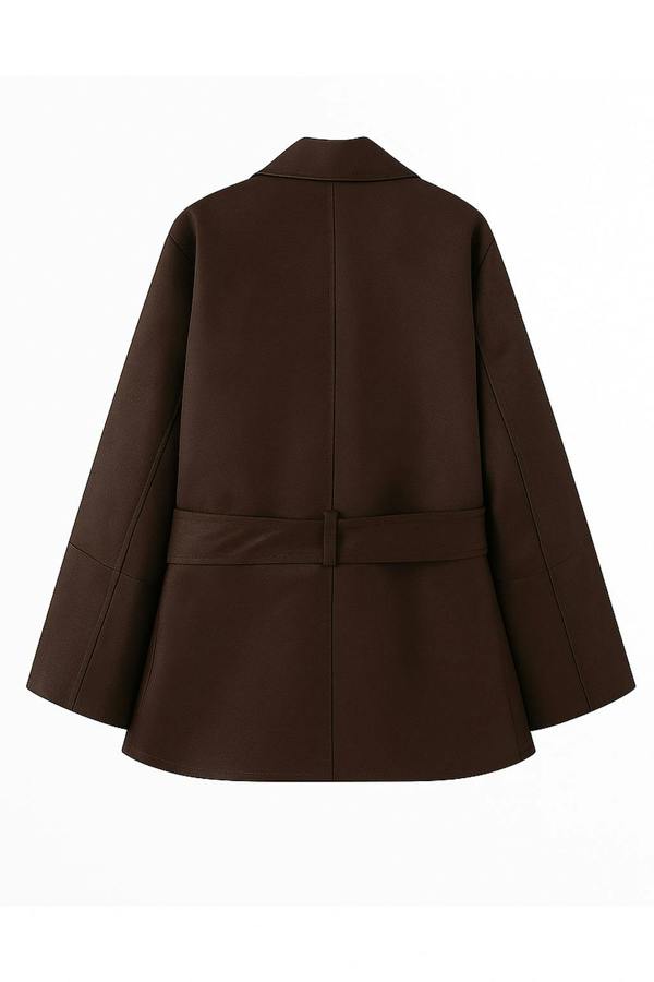 BALOU Suede Belted Jacket