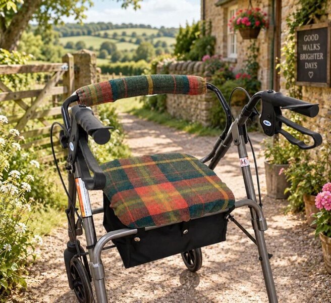 Made in the Mill Rollator Makeover Set - Dachshund Tweed