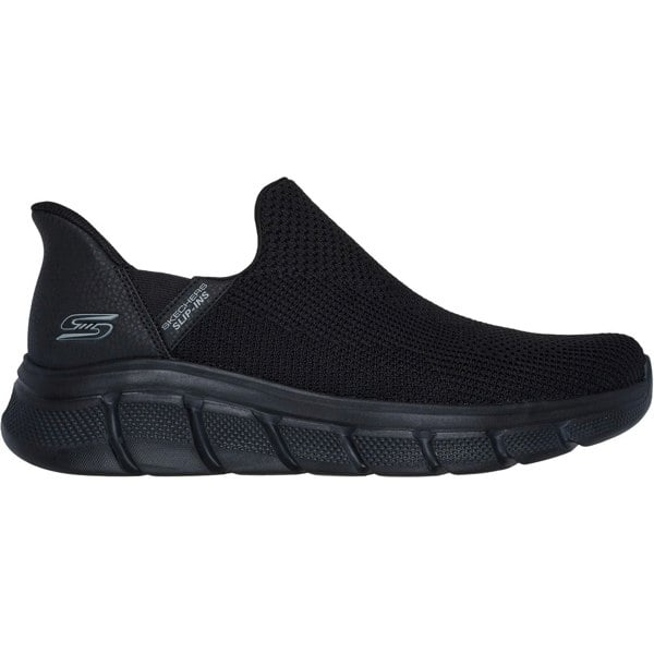 Skechers BOBS Sport B Flex Resilient Textile Men's Black Trainers