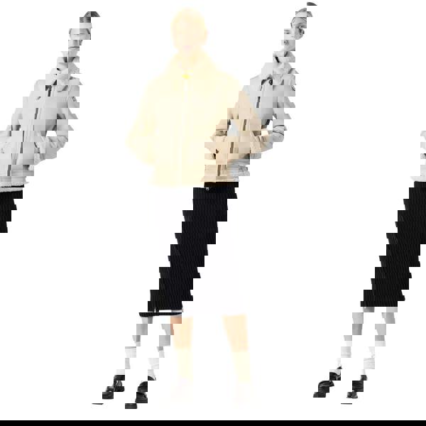 Parajumpers Gialean Special Oat Brown Leather Jacket