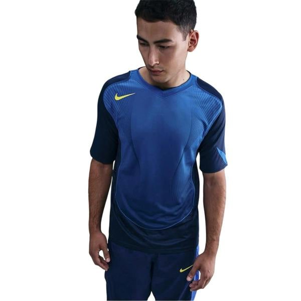 Nike Mens T90 Logo Short-Sleeved T-Shirt - Midnight Navy - 