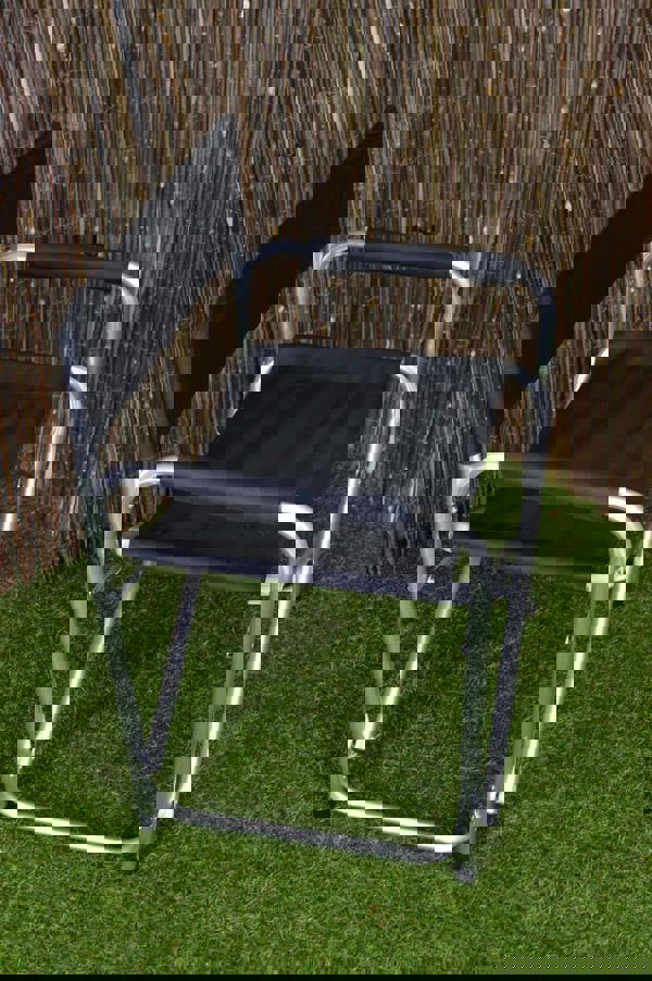 Samuel Alexander Aluminium & Canvas Directors Garden / Camping Chair - Black