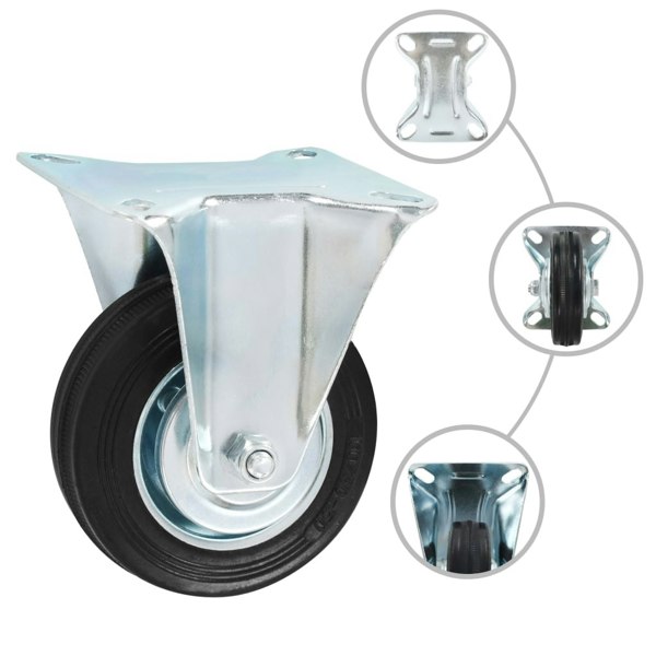 Berkfield 16 pcs Casters 100 mm
