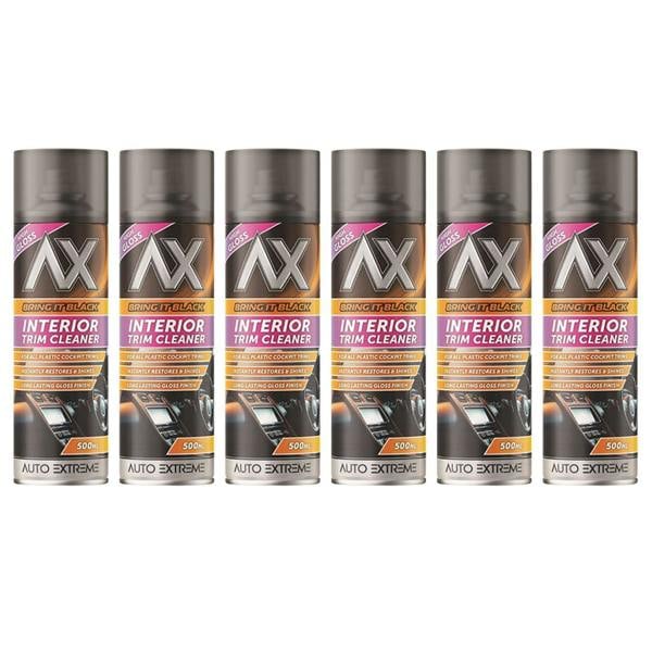 Auto Extreme 6X - Bring it Black Gloss Interior Trim Cleaner Spray 500ml