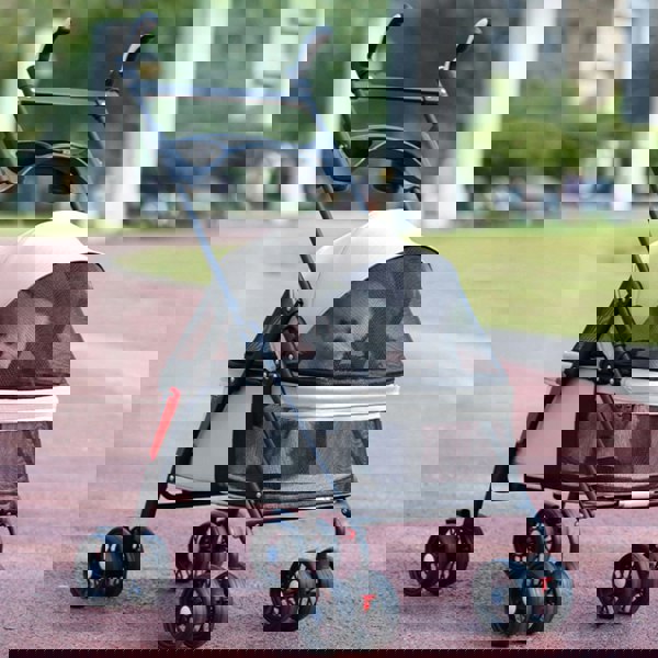 Havendro 4-Wheel Portable Pet Stroller with Breathable Mesh puppy stroller cat stroller