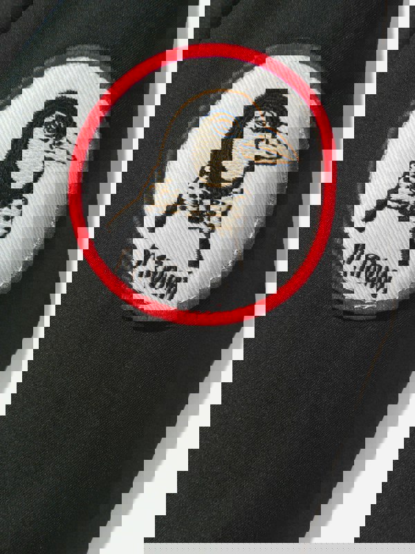 Mini Rodini Baby Alaska Panda Snowsuit in Black